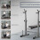 Homcom HOMCOM Adjustable Weight Bench with Barbell Rack, Dip Station, Grey 3