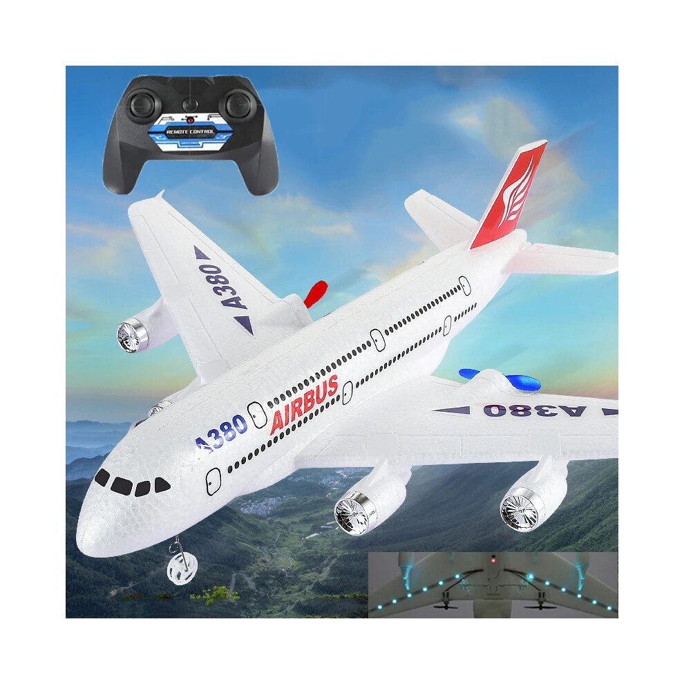 (A380) Airbus A380 RC Airplane Drone Toy Remote Control Plane 2.4G Fixed Wing