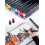 60 Colour Brush Pens Set Dual Tips Soft Fine Art Markers 5