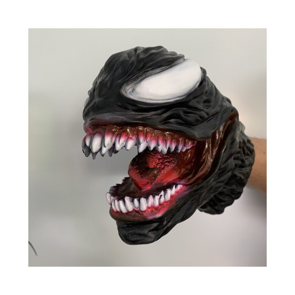 (Hand Puppet) Halloween Horror Venom Latex Mask Cosplay Hero Headgear Halloween Horror