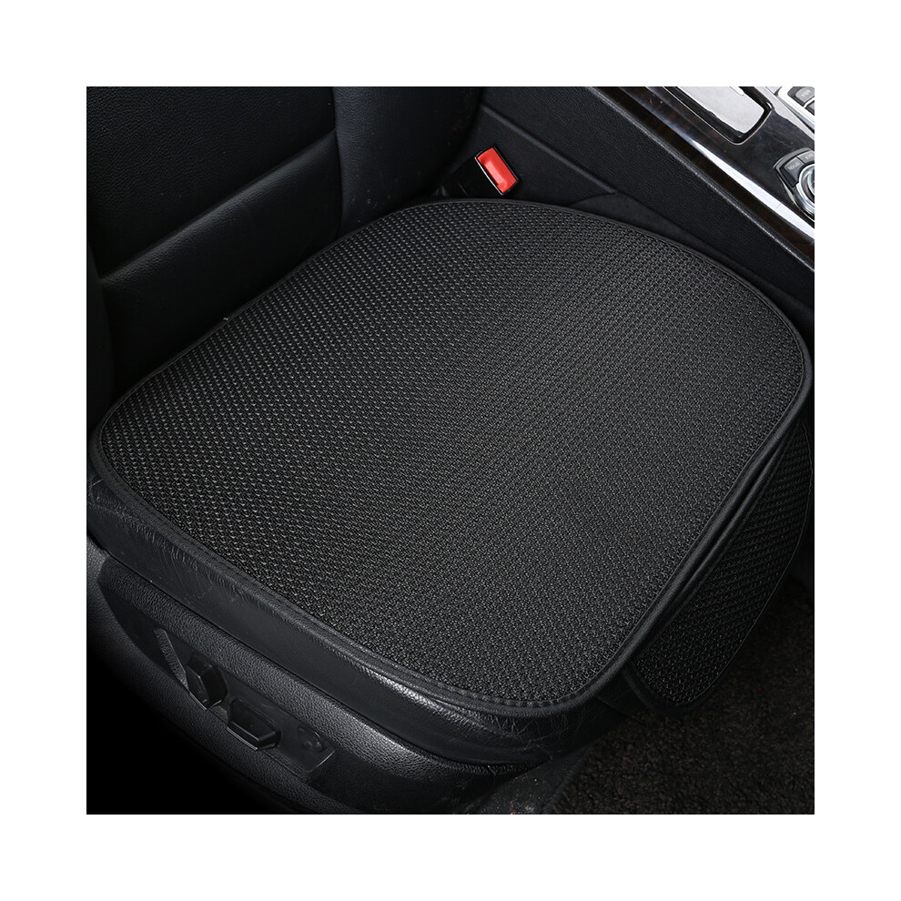 (Black) 1PC Car Seat Cushion Protector Pad Front Pad Fit for Most Cars Car Seat