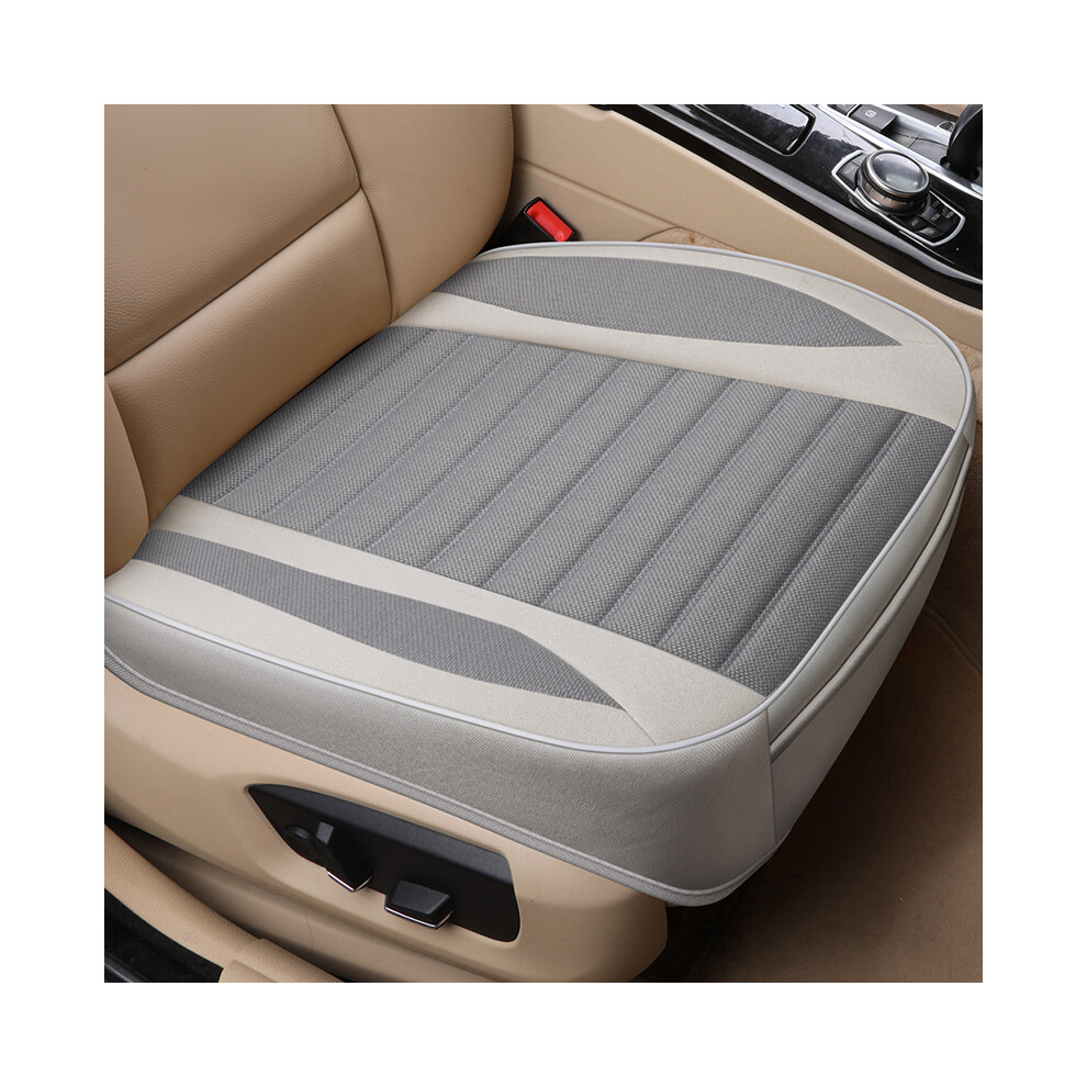 (1 Pc ) 9D 4Colors Car Accessories Seat Cover Flax Cushion Four Seasons Universal Gray 8751722514246