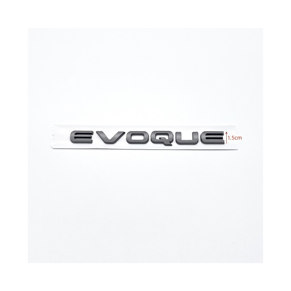 (EVOQUE, Gray) 3D ABS Letters EVOQUE Car sticker Rear tail Trunk sticker car rear Emblem