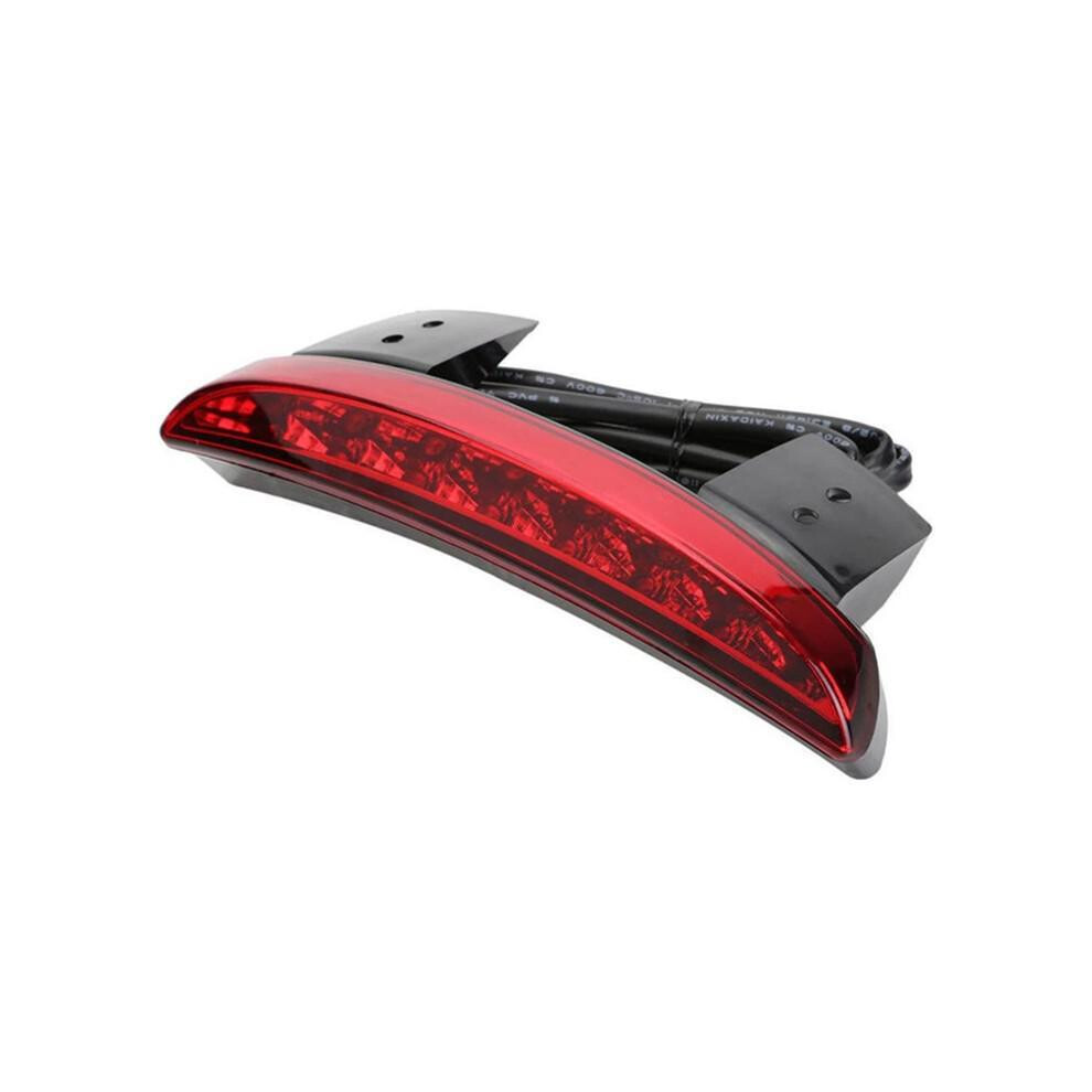 (B) Bike Motorcycle Lights Rear Fender Edge Red LED Brake Tail light Motocycle