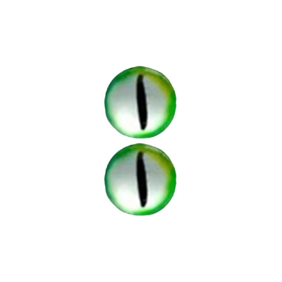 (D) Headlight Decals Beast Eyes 3D Stereo Round Car Window Bumper Stickers For Suvs Rvs Trucks Motorcycle 7322537716166