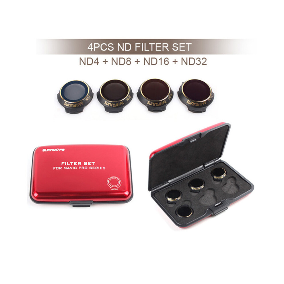 (4 In 1) For Dji Mavic Pro Drone Filter Neutral Density Camera Filters For Dji 8775927244340