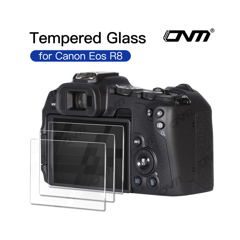 (EOS R10) 3Pack Tempered Glass for Canon EOS R8 R7 R6 Mark II R50 R10 R5 R3 RP Screen Protector Anti-Scratch Camera Protective Film  Screen Protectors