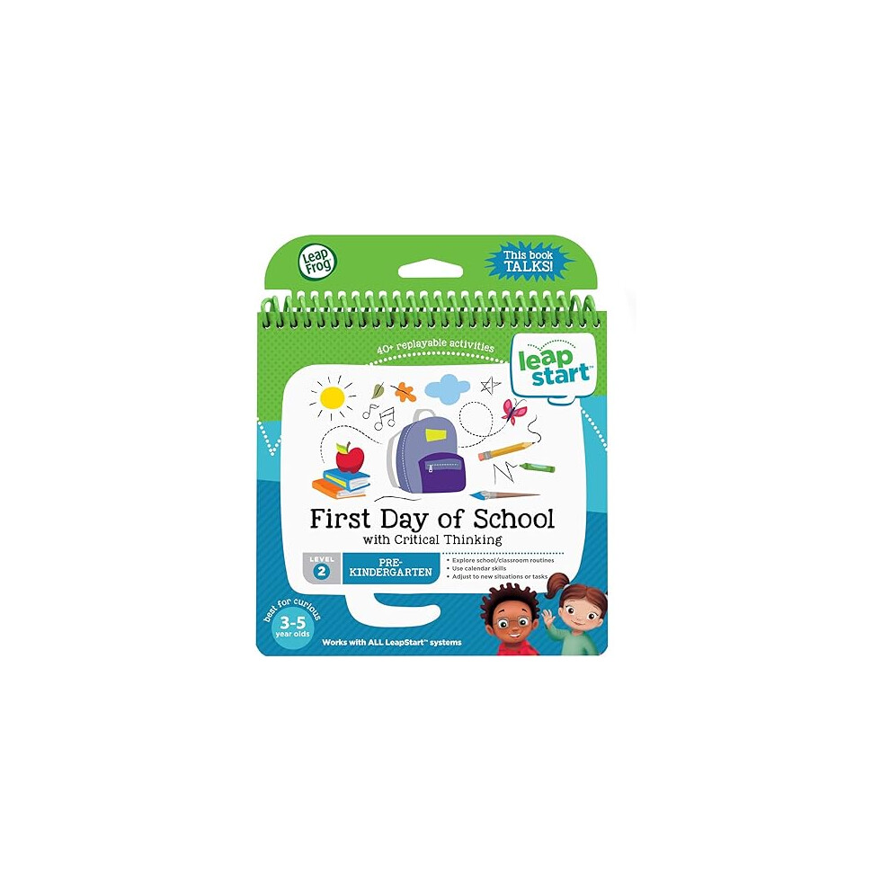 LeapFrog  LeapStart Preschool First Day of School and Critical Thinking Activity Book