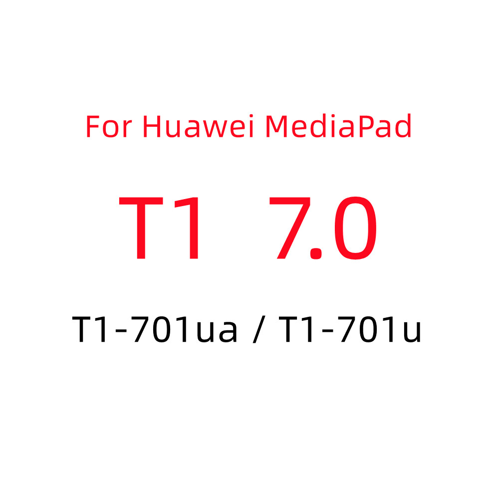 (T1 7.0) 9H Tempered Glass Screen Protector For Huawei Mediapad M6 M5 Pro M3 Lite M1 T1 T2 T3 T5 10 9.6 10.1 8.4 8.0 7.0 10.8 Tablet Film Screen Prot 9192260122699