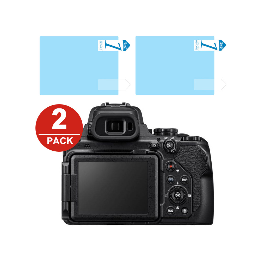 (Coolpix B600) 2X Lcd Screen Protector Protection For Nikon J5 J4 V3 A1000 A900 B500 B600 B700 P1000 P950 P900 P900s P610 P600 P530 A300 A100 Screen 9192260115653