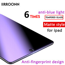 (for iPad air4(10.9)) Anti-Blue Light Matte Tempered Glass For Apple iPad mini Air 1 2 3 Mini 4 5 2018 iPad pro 9.7 10.5 Screen Protector Tablet Film  Screen Protectors