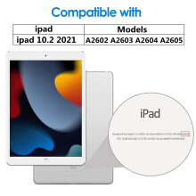(ipad 10.2 2021) Screen Protector For iPad 2 3 6 7 8 9 10th 10.2 Air 4 5 10.9 Inch Tablet Protective Mini 7.9 Pro 11 10.5 9.7 Tempered Glass Film  Screen Protectors