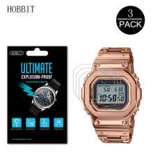 (DW-5600SKGT6) 3Pcs HD Clear PET Film For Casio C-SHOCK GM-5600 GM5600 GW-B5600 GM-S5600 GMW-B5000 DW-5600 Full Coverage Screen Protector Film Screen Protectors