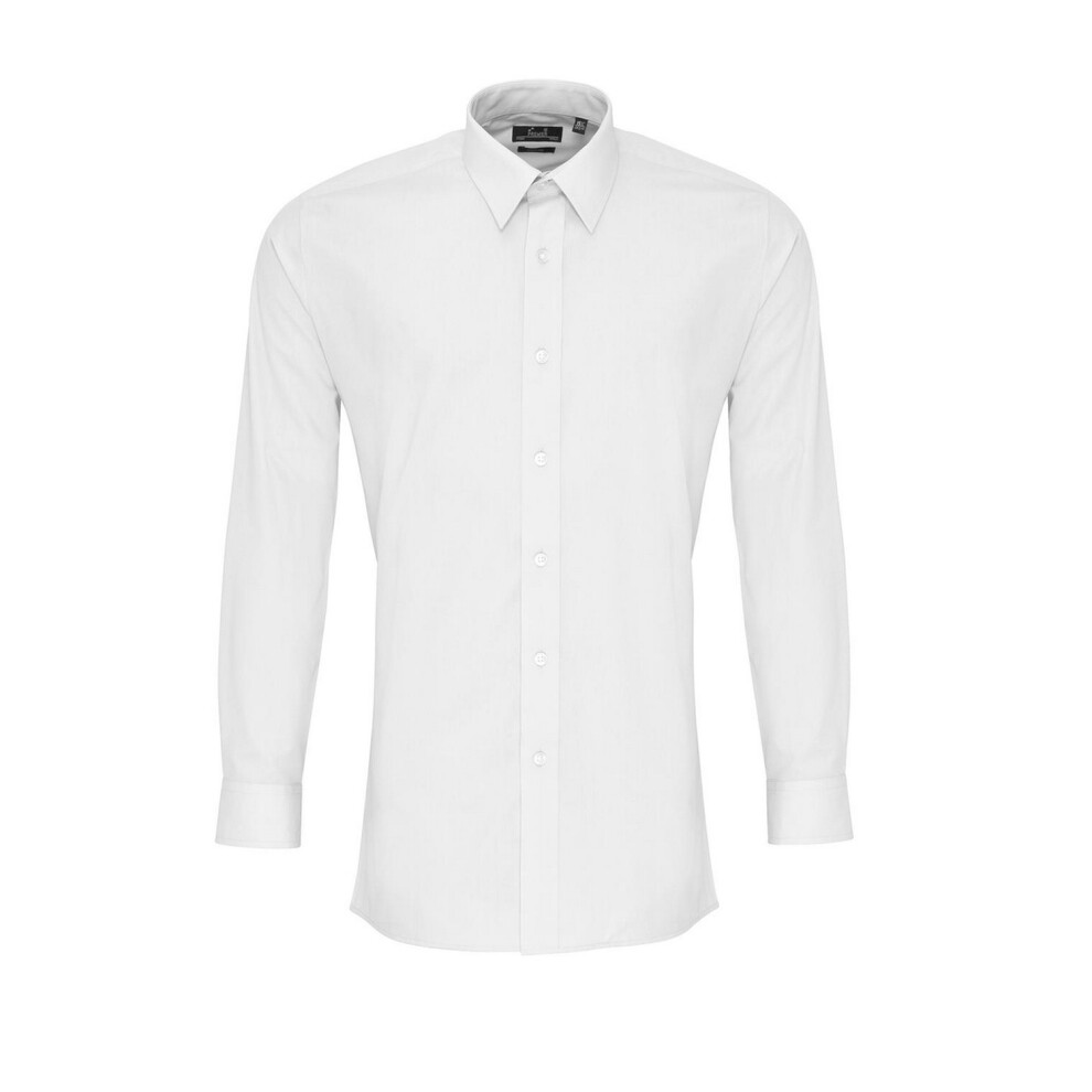 Colours Poplin Fitted Long-Sleeved Shirt