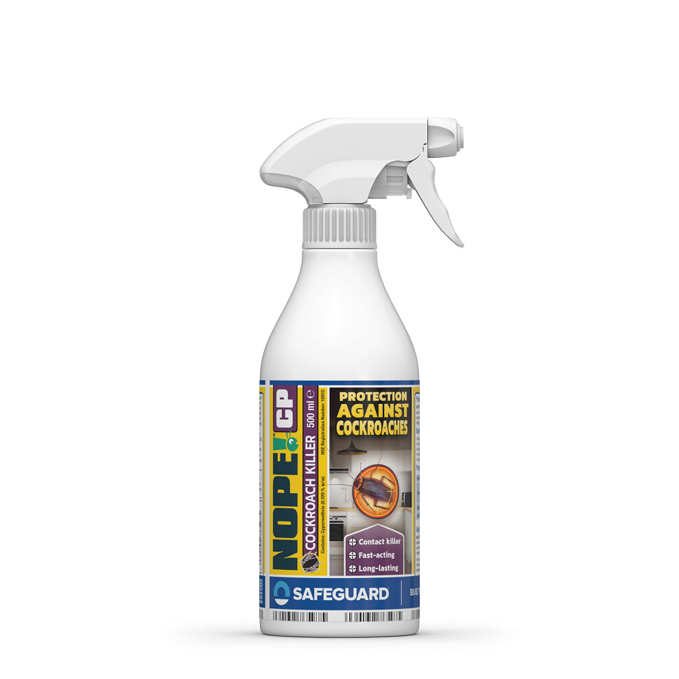 (500ml) NOPE CP Cockroach Killer Spray Odourless, Strong, Contact Killer for home use. HSE approved