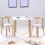 Living And Home Poplar Toddler Play Table and Chair Set 2