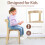 Living And Home Poplar Toddler Play Table and Chair Set 5