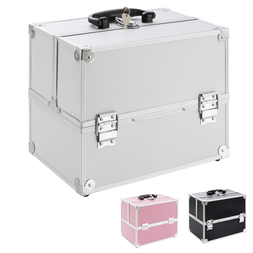 AREBOS Beauty Case Vanity Case Make Up- Cosmetic Salon Nail Art Vanity Box Case