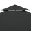 (Dark Grey) Gazebo Cover Canopy Replacement Top Garden 3 x 3m 6