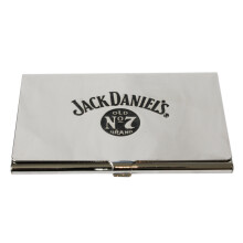 Jack Daniels Business Card Case Chrome