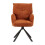 Living And Home Orange Accent Chair Office Chair No Wheels 2