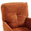 Living And Home Orange Accent Chair Office Chair No Wheels 4