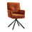 Living And Home Orange Accent Chair Office Chair No Wheels 1