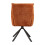 Living And Home Orange Accent Chair Office Chair No Wheels 3