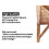 Wooden Pergola Arbour Garden Corner Bench, Armrest and Table Gerlinde 11