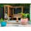 Wooden Pergola Arbour Garden Corner Bench, Armrest and Table Gerlinde 2