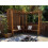 Wooden Pergola Arbour Garden Corner Bench, Armrest and Table Gerlinde 8