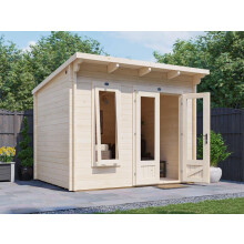 Log Cabin 3m x 2.5m 45mm Walls Superfelt Terminator - Dunster House