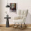 Living And Home Tufted Upholstered Rocking Chair 2
