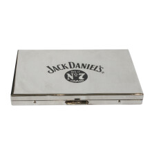 Jack Daniels Cigarette Case Chrome