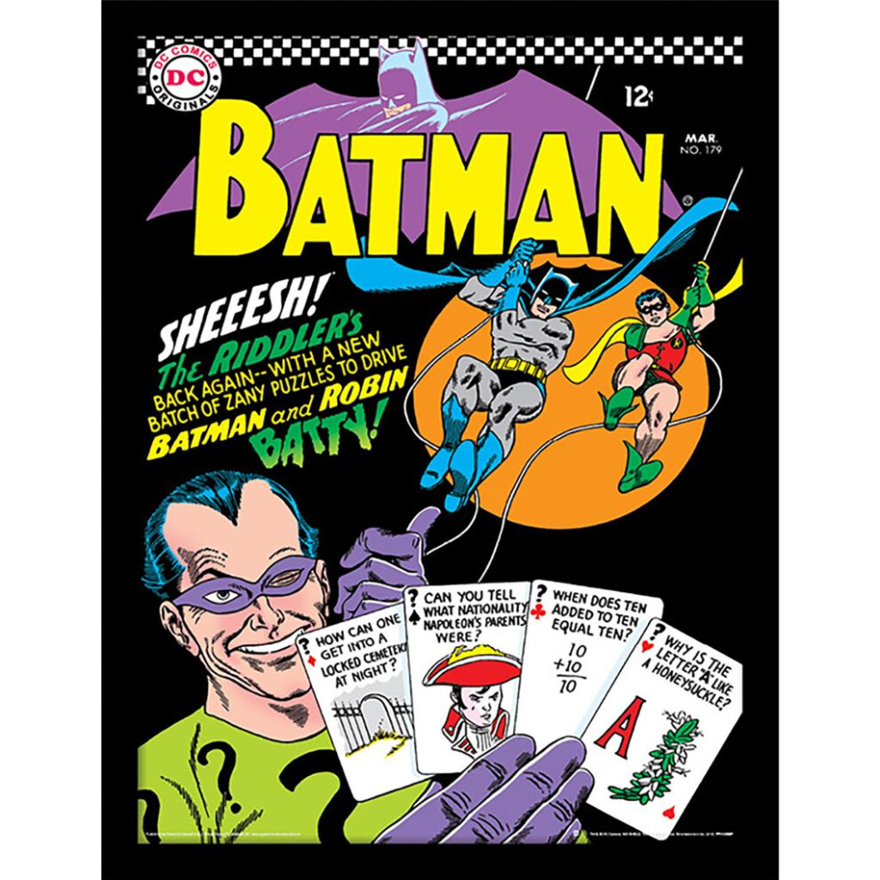 Batman (The Riddler) Framed 30 x 40cm Print