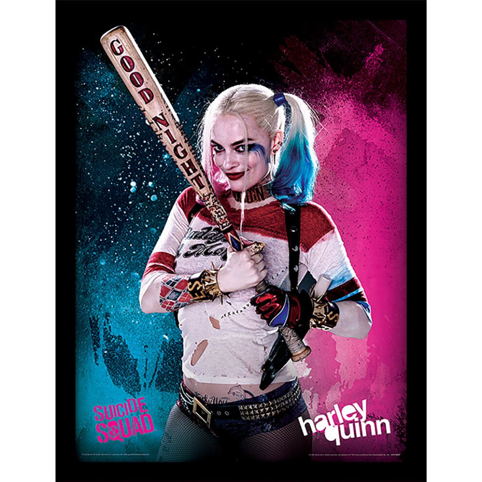 Suicide Squad (Harley Quinn) Framed 30 x 40cm Print