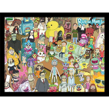 Rick and Morty (Total Rickall) Framed 30 x 40cm Print