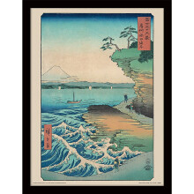 Hiroshige (Seashore At Hoda) Framed 30 x 40cm Print