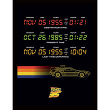 Back To The Future (Time Circuits) Framed 30 x 40cm Print