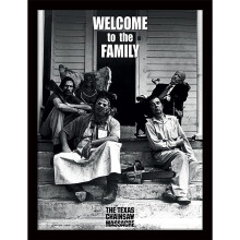 Texas Chainsaw Massacre (Welcome To The Family) Framed 30 x 40cm Print