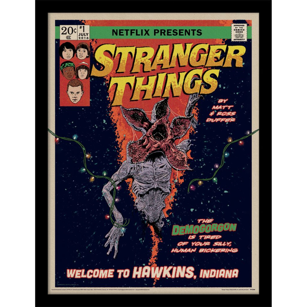 Group-Tb-Tomás-Bodero-Group Stranger Things 2 (Comic) Framed 30 X 40Cm Print