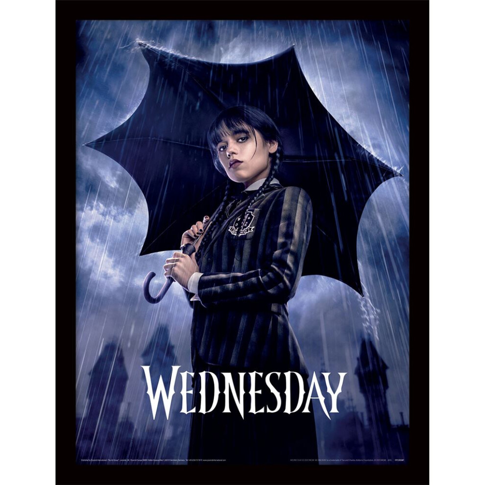 Group-Tb-Tomás-Bodero-Group Wednesday (Downpour) Framed 30 X 40Cm Print
