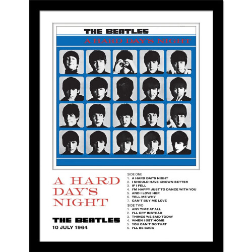 The Beatles (A Hard Dayâs Night)  Framed 30 x 40cm Print