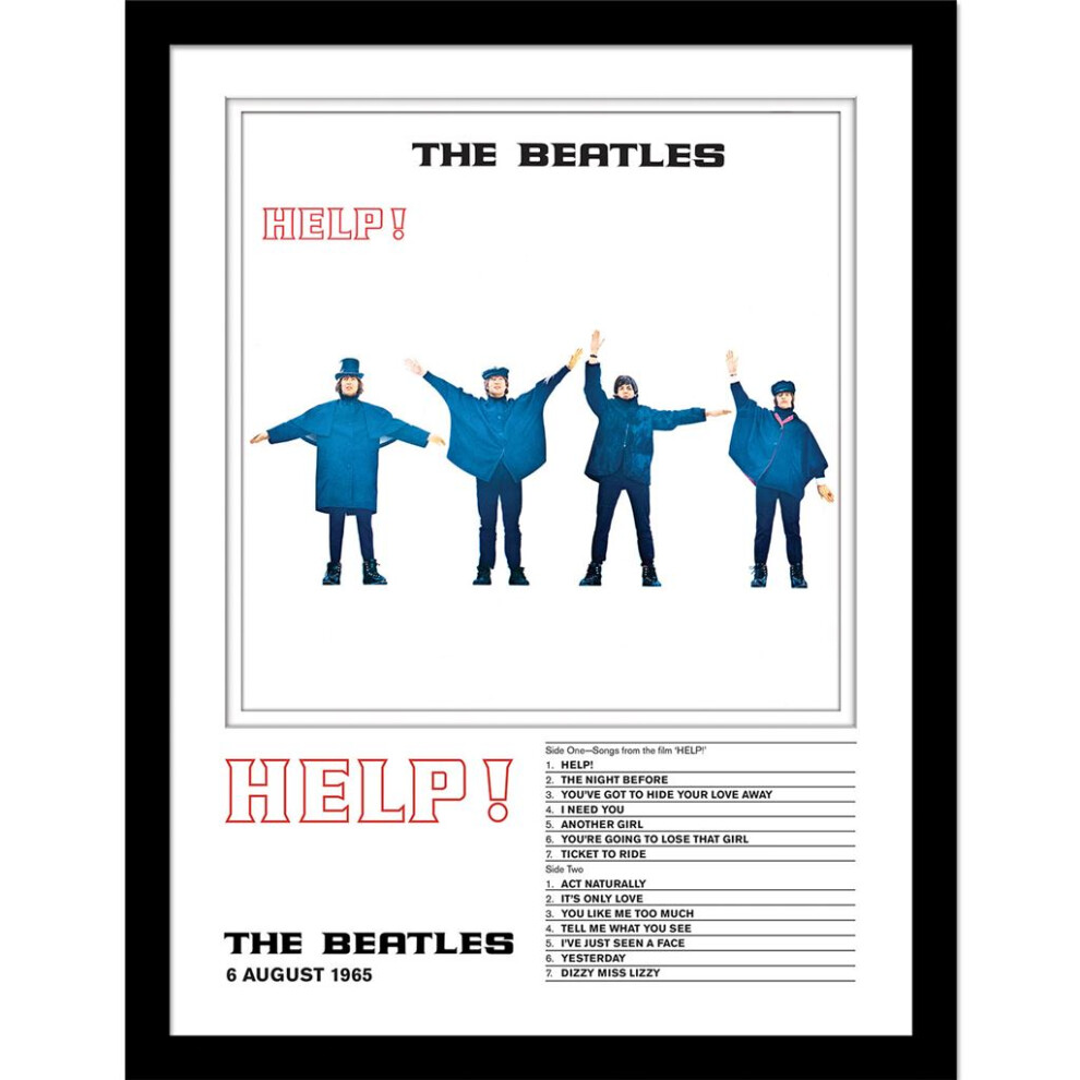 Group-Tb-Tomás-Bodero-Group The Beatles (Help!) Framed 30 X 40Cm Print