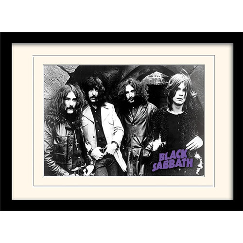 Black Sabbath (Photo) Framed 30 x 40cm Print with mount