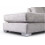Bishop Truffle Alaska Fabric U Shape High Back Corner Sofa 5