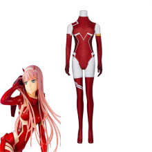 (M) 02 Cosplay Red Bodysuit Battle Jumpsuit Outfits
