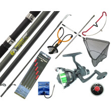 Hunter Pro 10' Rod, HP40R Reel, Wagglers, Dinsmores Shot, Hooks, Rod Rest, Catapult