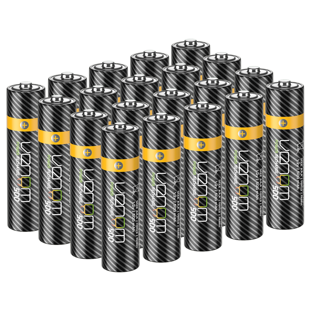 Rechargeable AAA Batteries (20-Pack)