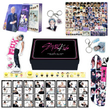 (FELIX gift box) KPOP Stray Kids gift box FELIX Lee Min-ho and Hwang Hyun-jin peripheral set bookmarks small cards stickers gift pack